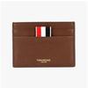 Thom Browne Soft Calf Leather Three Stripe Card Wallet Maw020l L0117