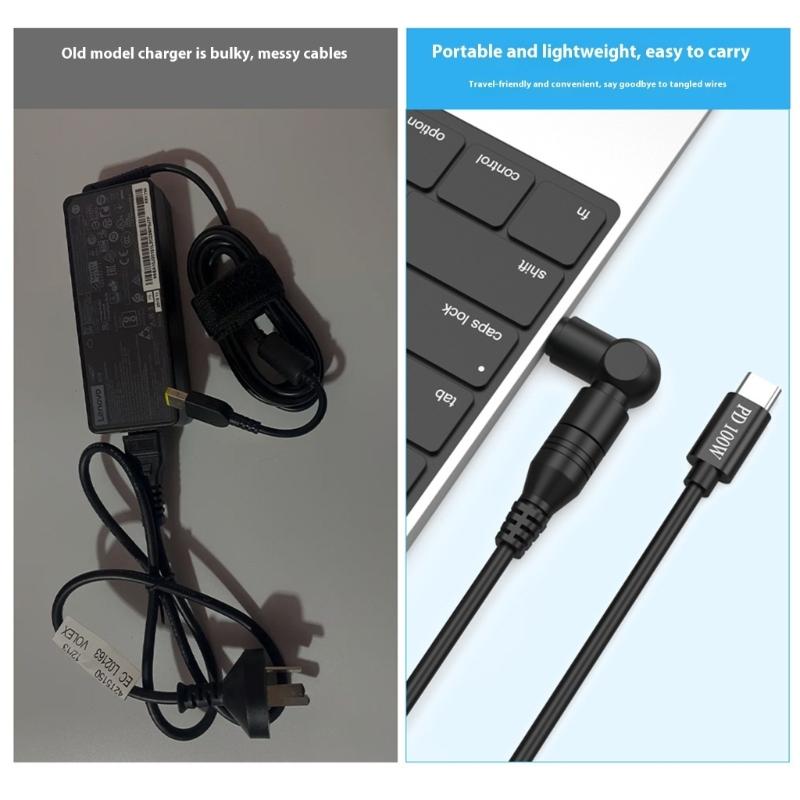 PD100W USB C to DC5.5mm Fast Charging Set With 12 Adapters USB C To 5.5mm Power Delivery Cable For Multiple Devices