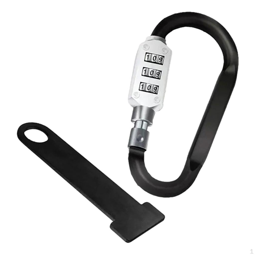 Helmet Lock Code Heavy Duty Mounting Hardware High Strength Motorcycle Accessories Anti Lose