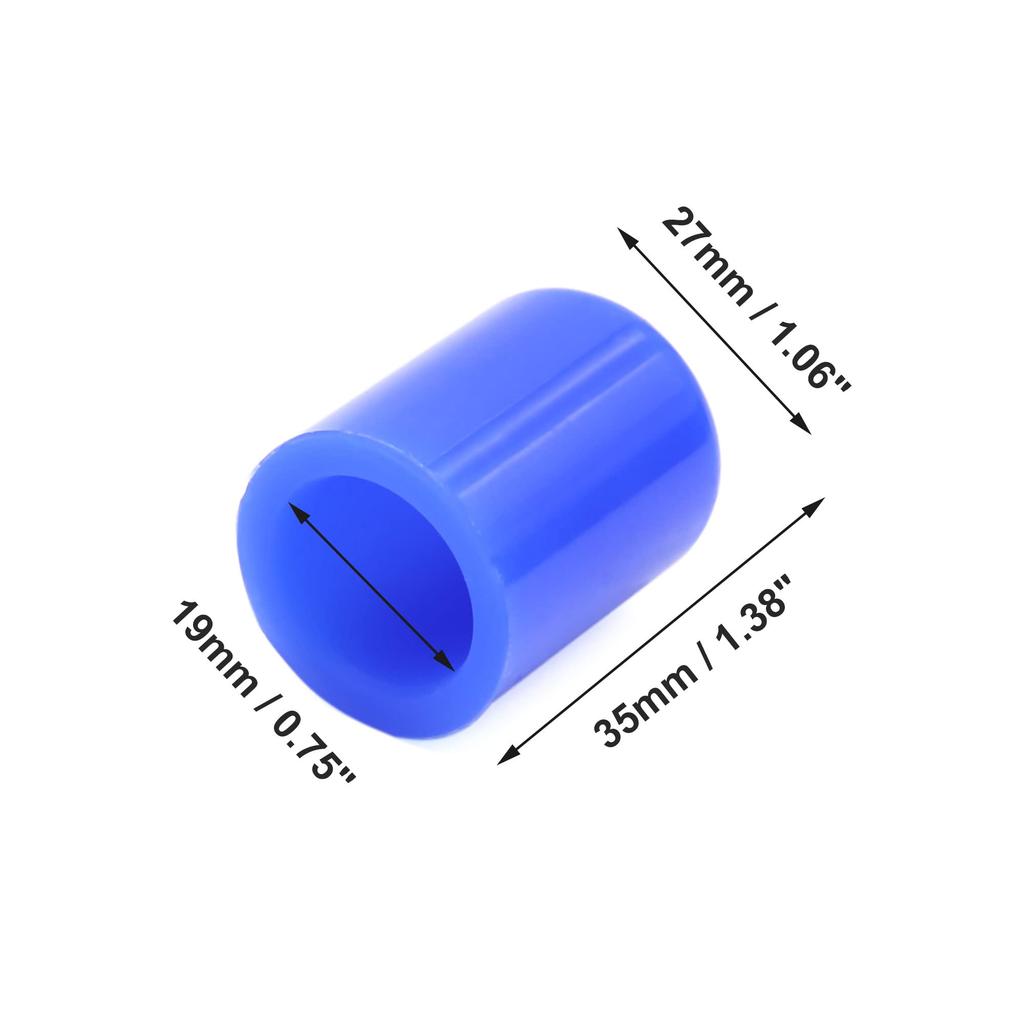 uxcell Silicone Cap 19mm Silicone Blanking Cap Intake Vacuum Hose