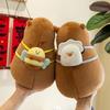 Bee Backpack Capybara Plush Toy Nose Back Oysters Kapibara Doll Children's Ragdoll Gift