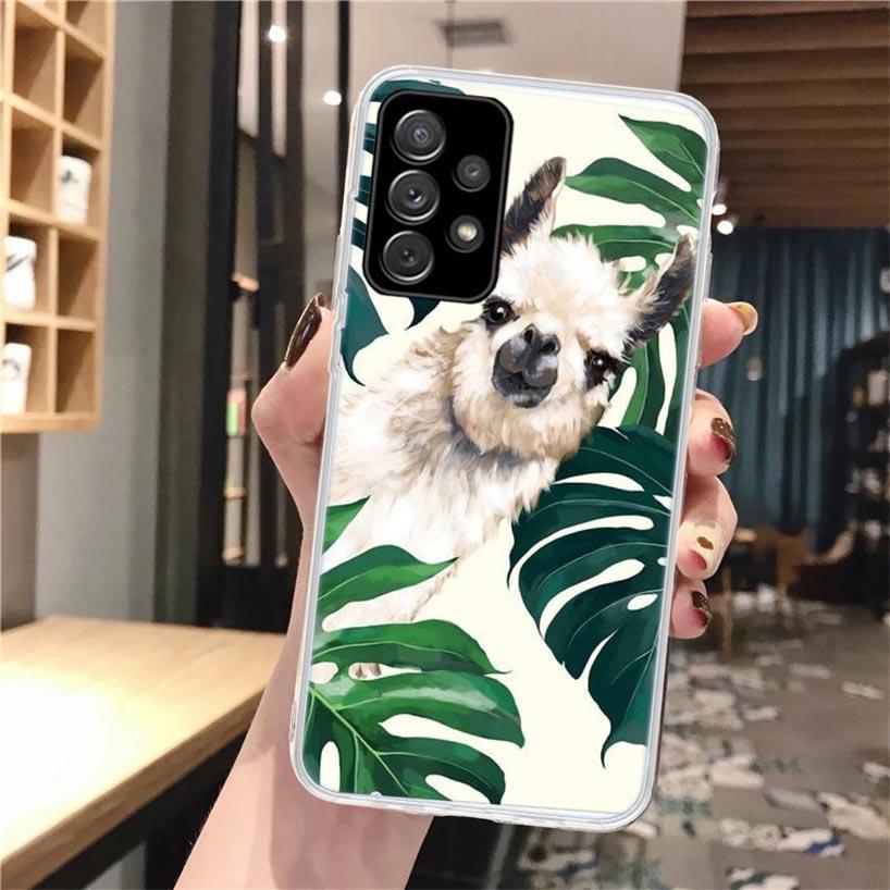 Lama Llama Alpacas Soft Phone Case For Samsung Galaxy A16 A26 A36 A56 A15 A14 A13 A55 A54 A53 A35 A34 A33 A25 A24 A23 A05S A04S