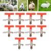 Bunny Water Dispenser Metal Rabbit Automatic Nipple Drinker Automatic Watering Kit Poultry Watering System Rabbit Waterer 10 PCS