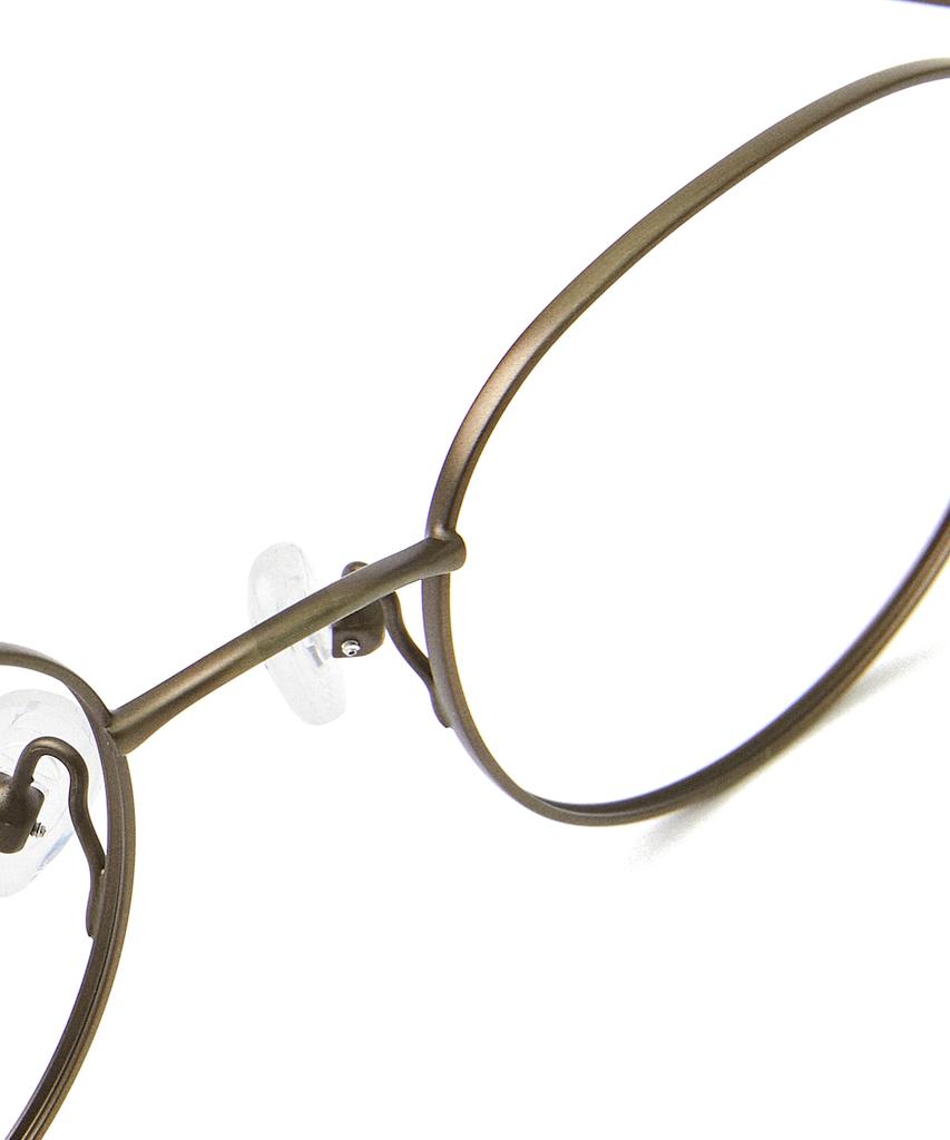 Loulou R Eye 182 Round Hinge Glasses 50 Antic Gold
