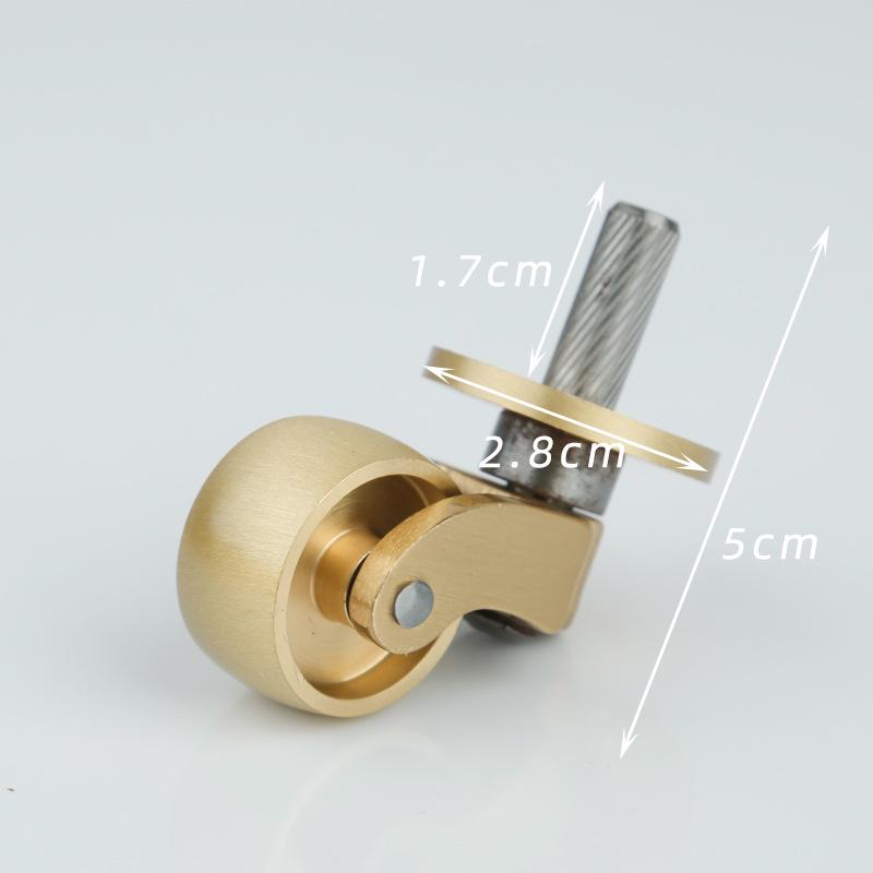 Silent Brass Heavy-Duty Casters for Furniture
