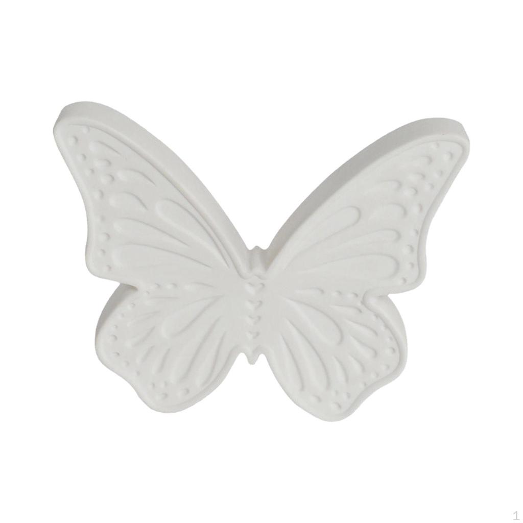Butterfly Figurine Desktop Ornament Night Light Novelty Sculpture Modern Statue for Living Room