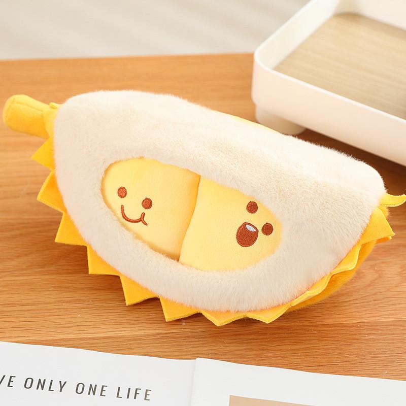Creative Durian Plush Pillow Soft Stuffed Fruit Buddy Gift For Kids And Girls
