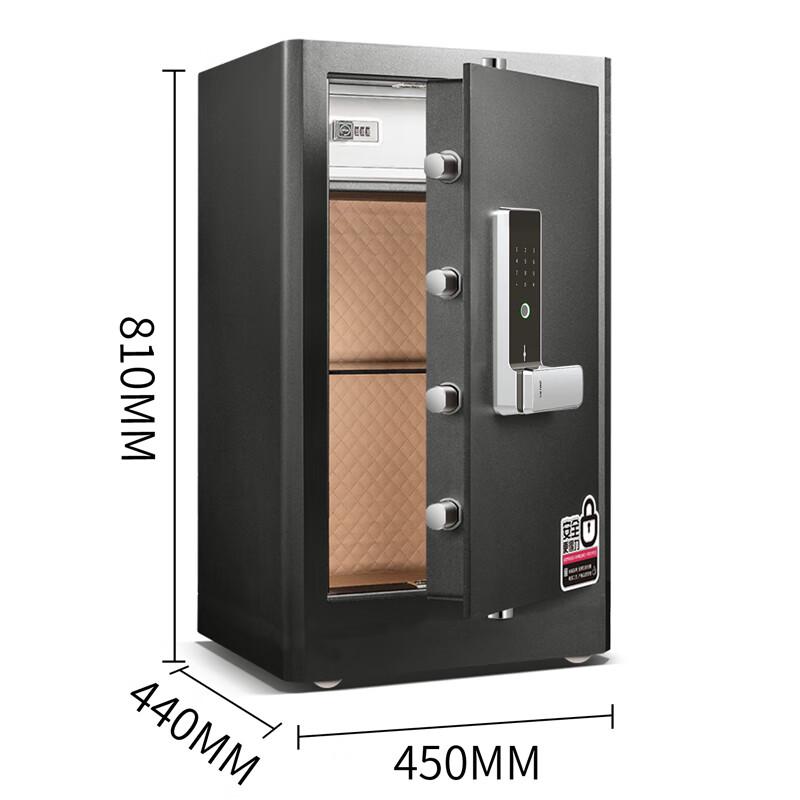 Deli Large Fingerprint Password Security Safe