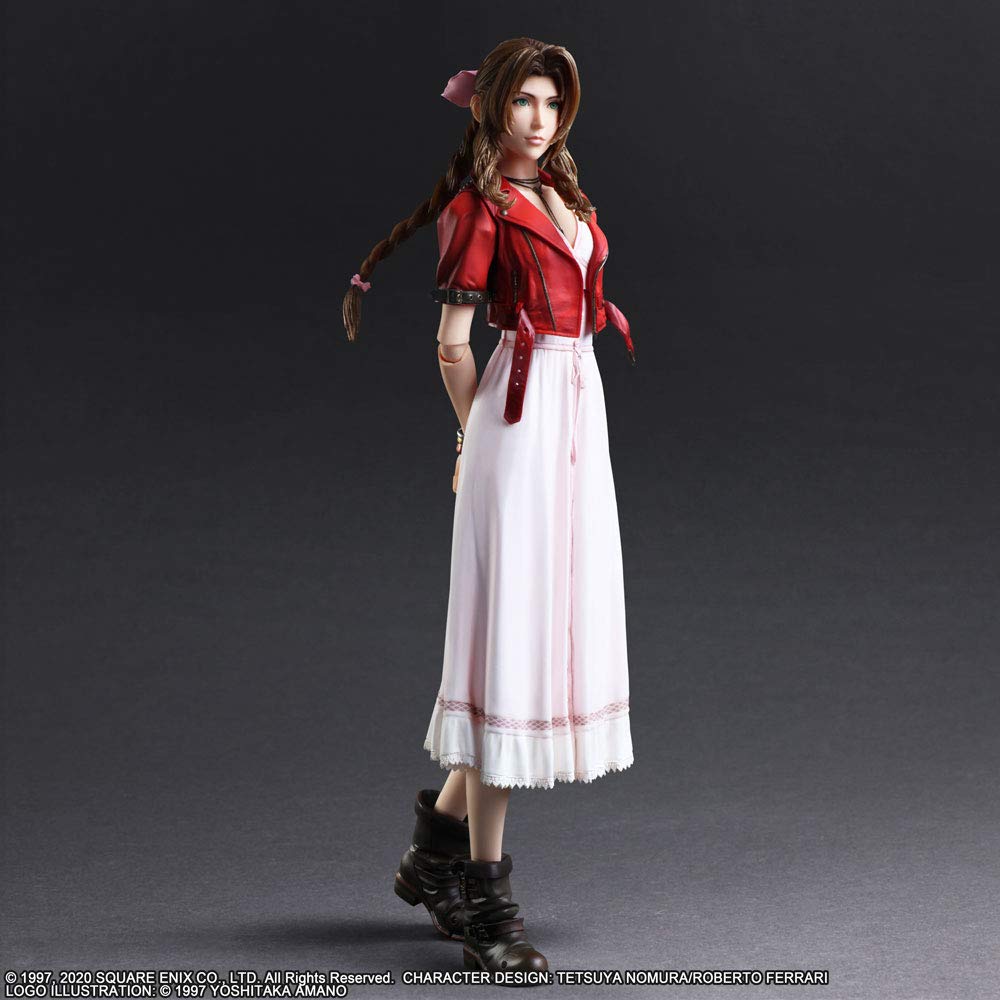 Final Fantasy VII Remake PLAY ARTS Kai Aerith Gainsbourg PVC Painted Movable Figure