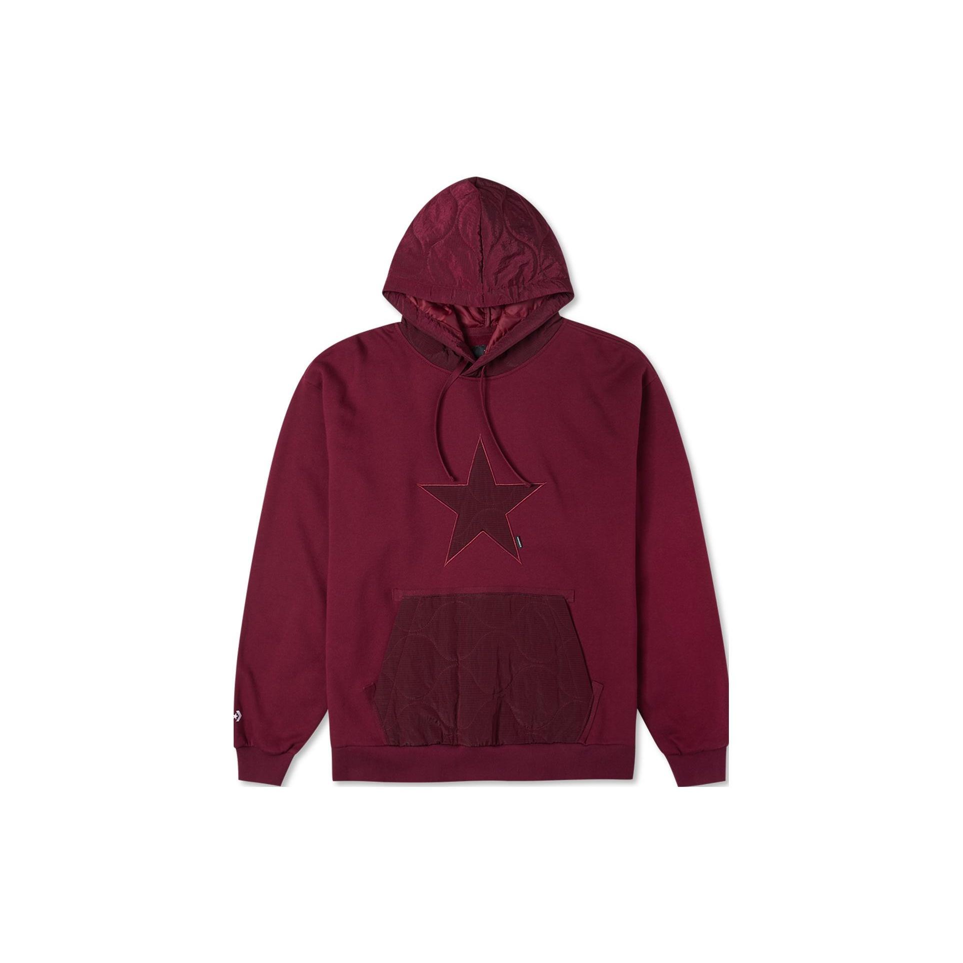 Converse Cozy Utility Hoodie Asia Sizing Burgundy Men s 10025051-A03 L