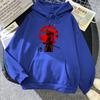 Japan Samurai Armor Katana Graphic Hoodies Cartoon Print Aesthetic Sweatshirt for Autumn/Winter Anime Clothing Moletom Hoody