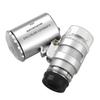 1 Pcs Mini 60X Pocket Microscope LED Jewelry Loupe UV Currency Detector Portable Magnifier Magnifying Eye Lens