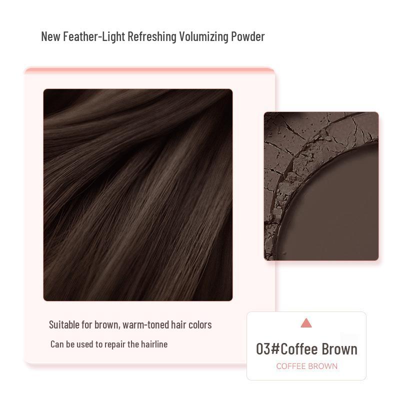 NOVO Flower Series Feather-light Volumizing Powder for Fluffy, Oil-Controlled, Bronzed Bangs 8g