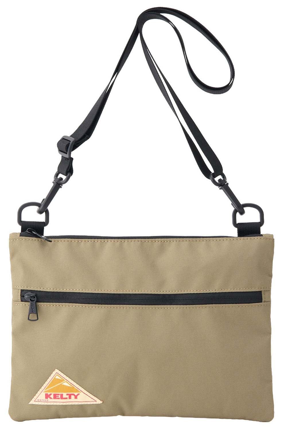 

KELTY Outdoor Shoulder Bag ES FLAT POUCH SM 21cm x 29cm x 1cm Tan 3259270726