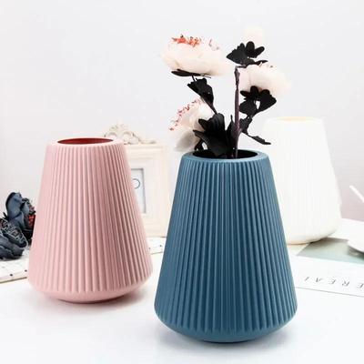 Europäischer Stil Plastikvase Blumenarrangement Hydroponische Pflanze Porzellan Zuhause Nordische Dekoration Wohnzimmer Deko-Accessoires