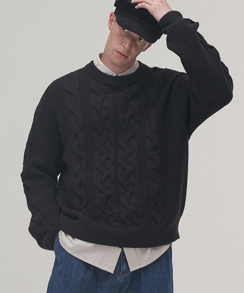 WMC Nerd Cable Knit_Black