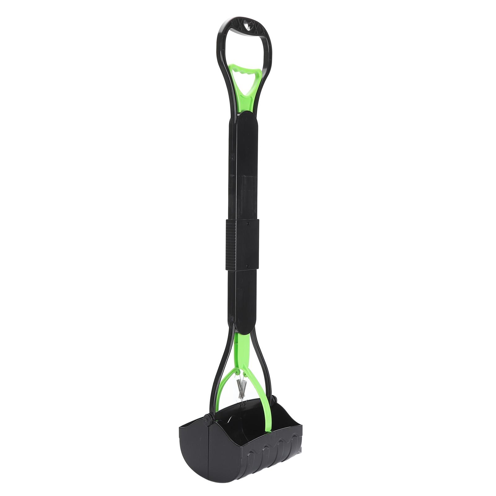 

Складной совок для уборки собачьих какашек, многоцелевой, большой емкости, с длинной ручкой, для больших, средних и маленьких собак чёрный