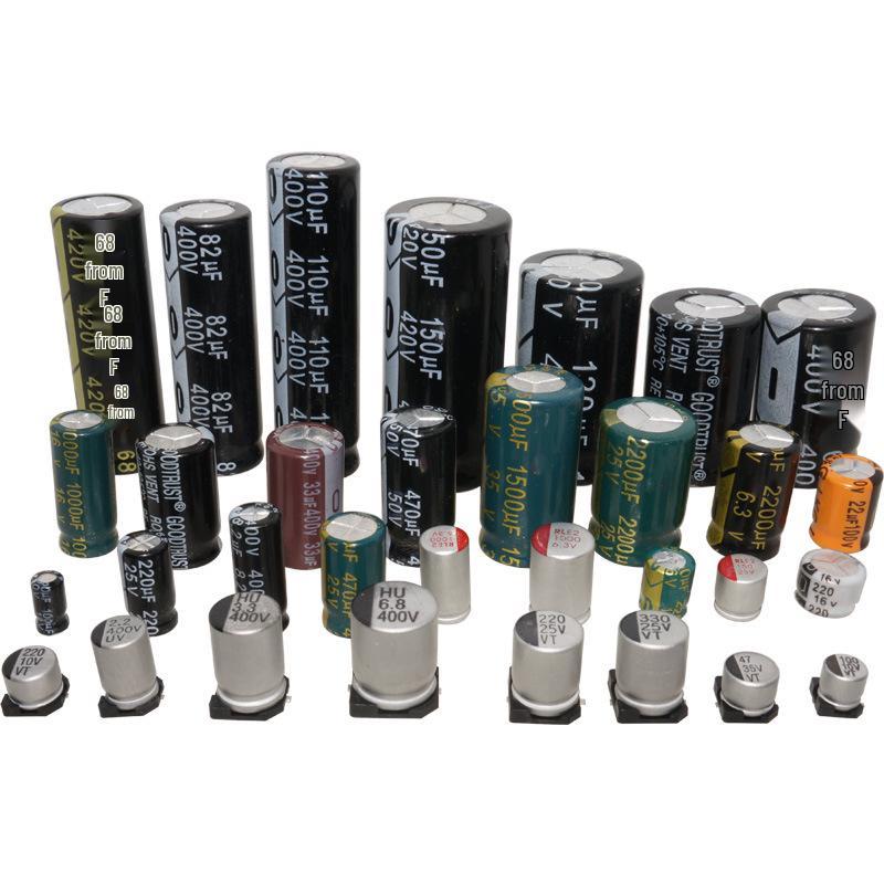 SMD Electrolytic Capacitor 5x5.4mm, 10V-50V, 10uF-100uF, High-Frequency, Low ESR