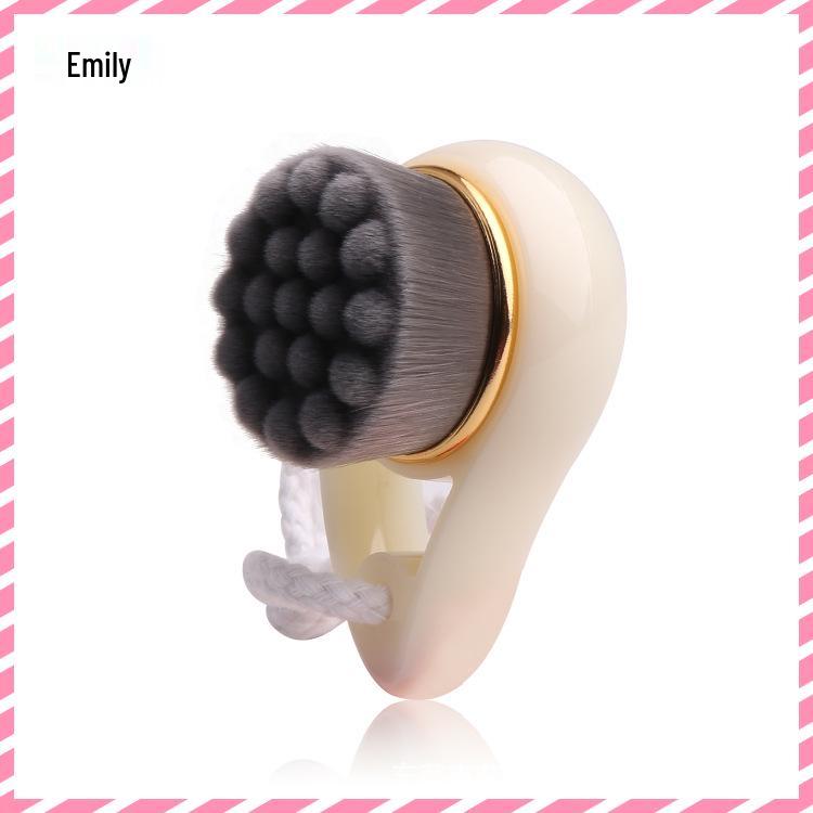 

Manual Polka Dot Soft Bristle Facial Cleansing Brush - Deep Cleaning Brush Head белый/нефритовый