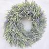 Artificial Lavender Wreath Door Decor French Blue Wedding Home Window Display Small Size