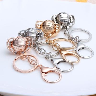 Creative Blank Multi Layer Photo Frame Wings Pendant Sublimation Metal Photo Key Chain For Heat Transfer Print