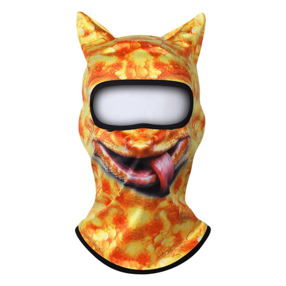 Cute Animal Ski Balaclava 3D Printing Full Face Hood Fun Balaclava Motocross