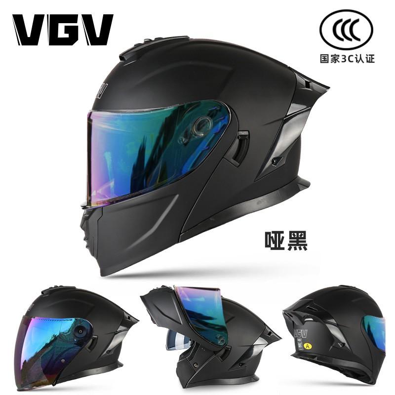 Full Face Motorcycle Helmet With Flip-Up Visor DOT CCC Certified Adult Men Breathable ABS Street Riding