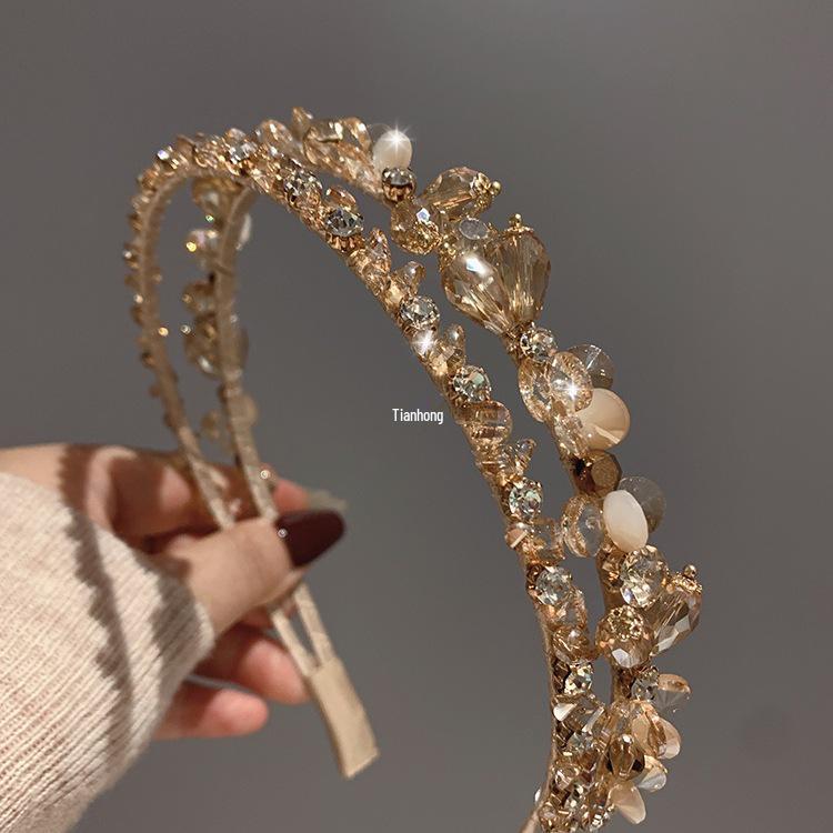 Super Sparkly Zircon Crystal Headband - Korean Fashion Luxury Hair Accessory