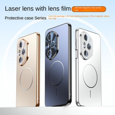 For Huawei Honor 300 300 Pro 300 Ultra 200 200 Pro Phone Case with Lens Protector, PC Backplate with Magnetic, Laser Process,