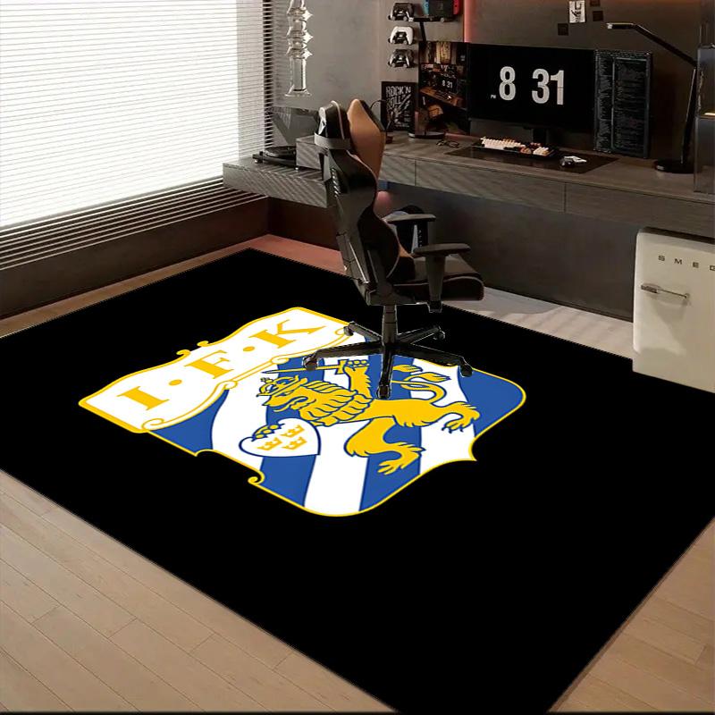 Ifk Lion Crest Emblem Rug Office Floor Mat - Machine Washable for Bedroom, bedroom, livingroom, Room Decor Fan Gifts Christmas