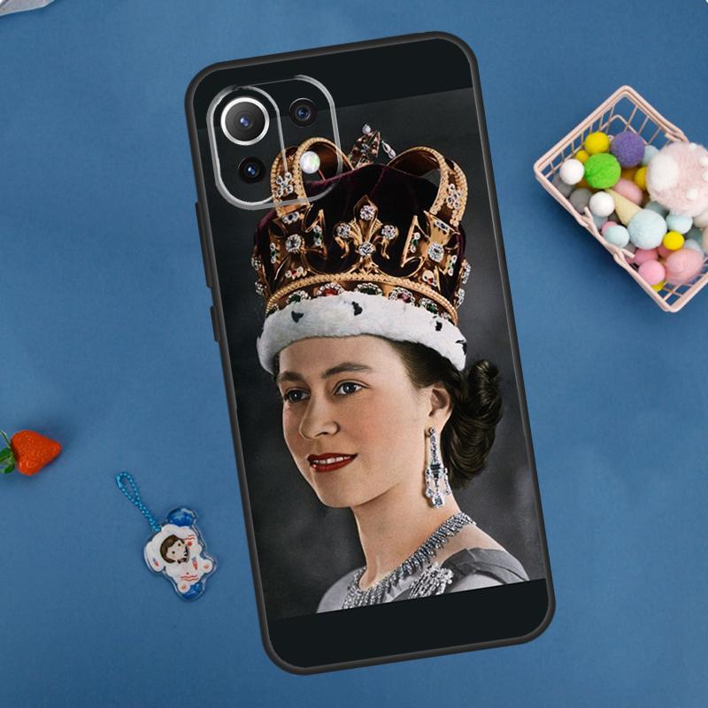 England Queen Elizabeth II Case For Xiaomi 11T 12T 13T 14T Pro 13 14 15 Ultra POCO X7 Pro X3 X5 X6 M6 F5 F6 Pro Cover