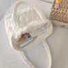 Korean Style Quilted Portable Snack Storage Bag Ins Style Bento Bag Lunch Box Handbag Trolley Hanging Bag  Women Handbag