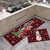 VIKAMA American-Style Vintage Laundry Room, Bathroom Rug Kitchen Dirt-Resistant And Easy-To-Clean Floor Mat, Entrance Door Mat