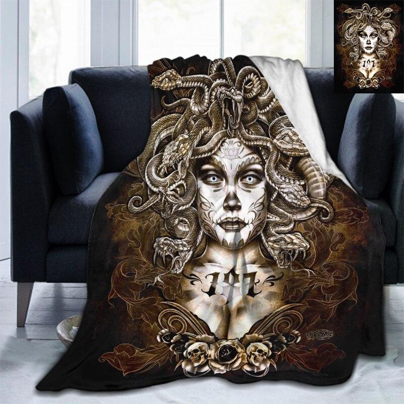 Weiche Überwurfdecke aus Flanell, für alle Jahreszeiten, leicht, für Wohnzimmer/Schlafzimmer, warme Decke