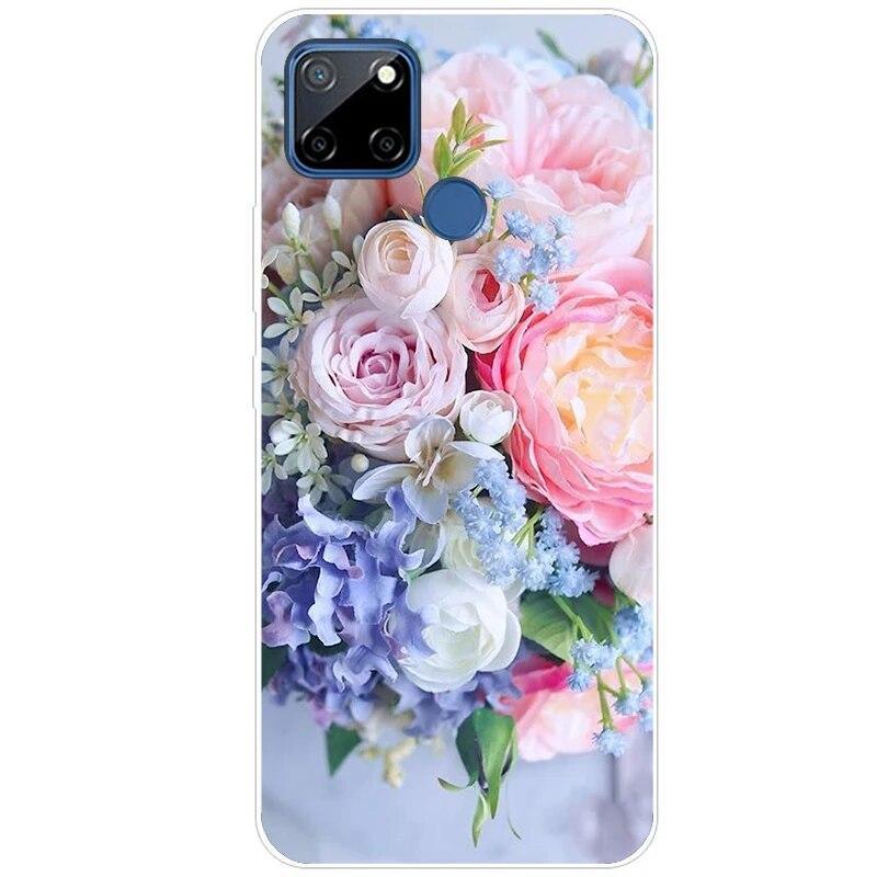 Чехол для Realme 7i RMX2193, 6,5 дюйма, силиконовый мягкий чехол из ТПУ для OPPO Realme C12, чехол для телефона, задняя крышка Realme7i RMX2103, Fundas