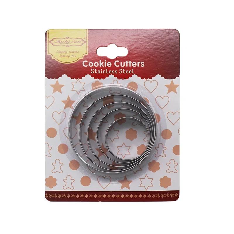 Stainless Steel Geometry Baking Mould, Handmade DIY Jewelry Making, Cake and Cookie Cutters for Polymer Clay Earrings