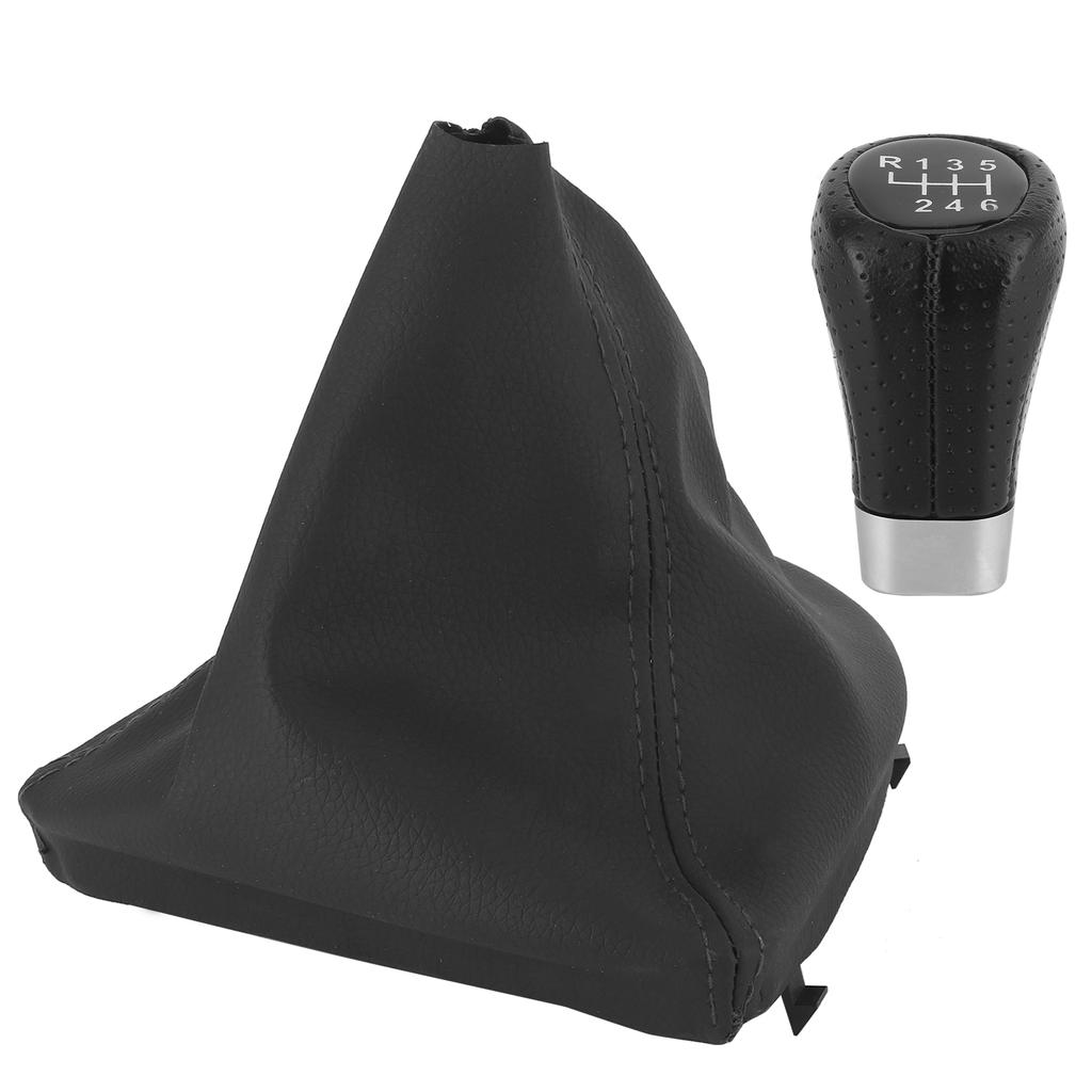 6 Speed Car Shift Knob with Dustproof Cover Fit for 3 Series E90E91E92 2004?2013 LHD