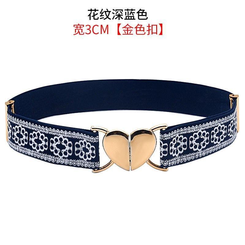 Contemporary Womens Elastic Waist Band With Smooth Buckle Fashionable Design For Occasion Every