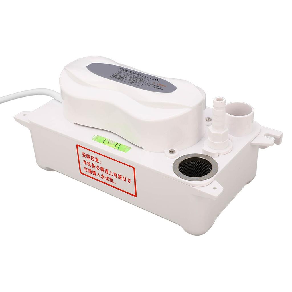 Air Conditioning Drain Pump HVAC Condensate Removal Water Pump with 600ml Storage Tank AC110‑240V 100L/H