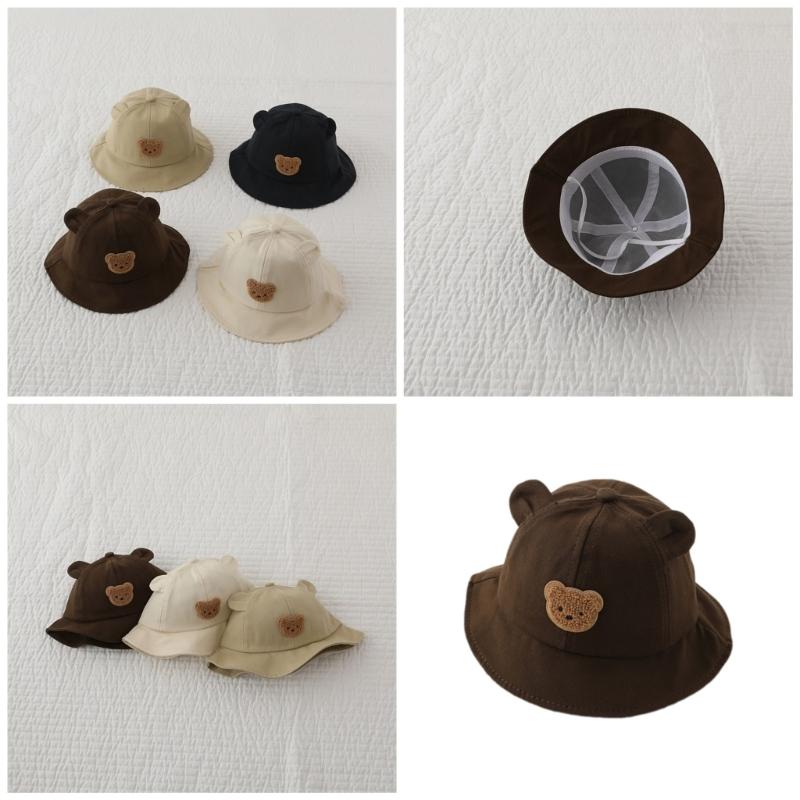 Baby Fisherman Hat Newborns Bucket Hat Sun Protective Newborns Hat Cotton Blend Newborns Hat for Spring & Summer Outings