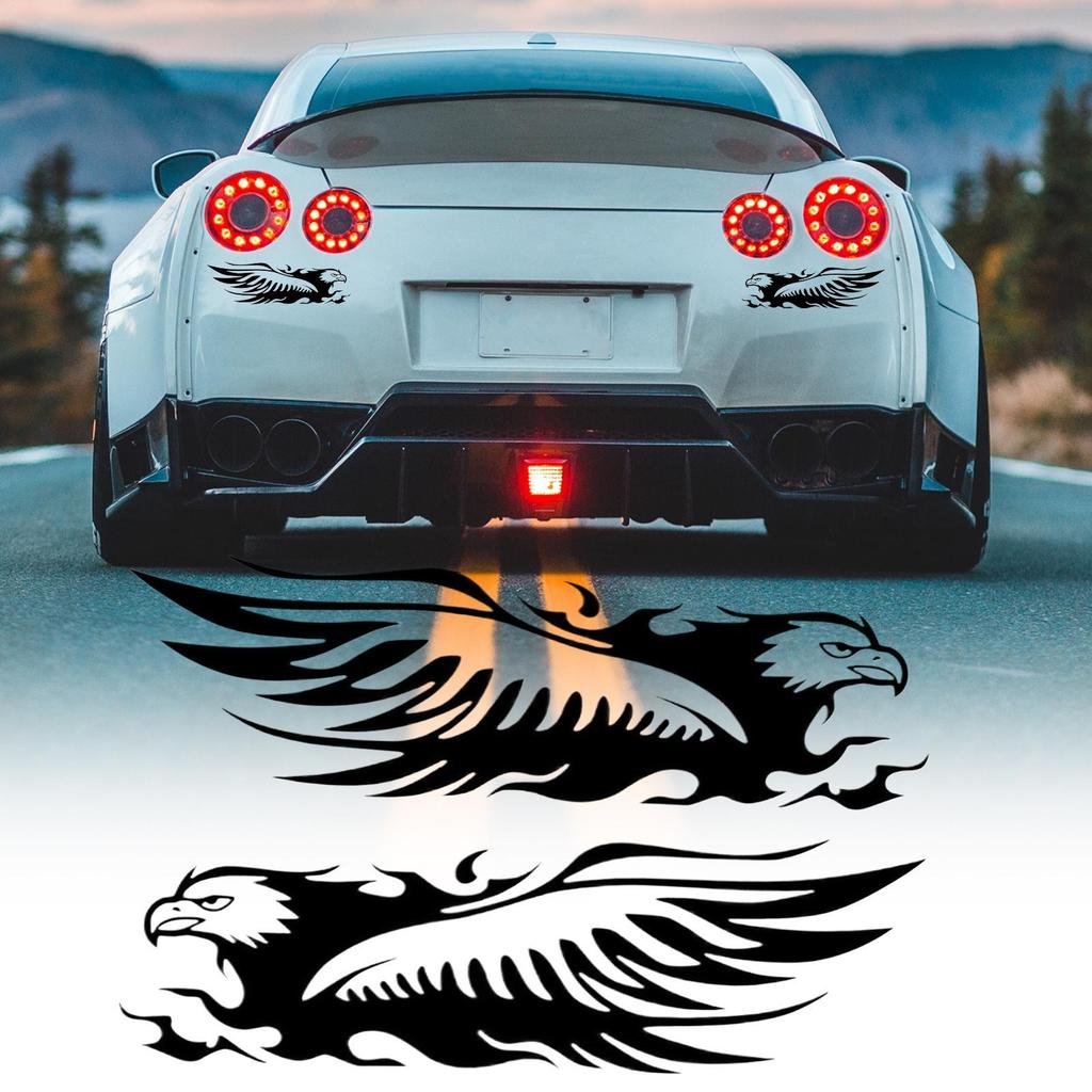Motorcycle Decals Decal Stickers For Cars Eagle Design Waterproof Self-Adhesive Reflective Tape Decoration Patch For Helmet