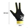 Billardhandschuh 3 Finger Pool Atmungsaktive Queuehandschuhe Spiel für Männer Frauen,