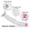 Crystal Egg Free Penis Female Transparent Dildo  Manual Masturbator Anal Plu  Penis  Adult Product