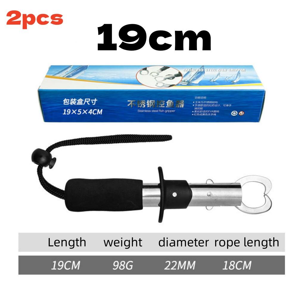 

Набор плоскогубцев для приманок из нержавеющей стали 17/19 см, контроллер для рыбы, многофункциональные спиннинговые/кастинговые щипцы для захвата губы рыбы, рыболовное оборудование 19cm