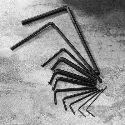 Muslady 11 pz Chiavi per Chitarra Set di Chiavi Esagonali Interne per Chitarra con Esagonale a Sfera Allungata da 4 e 5 mm