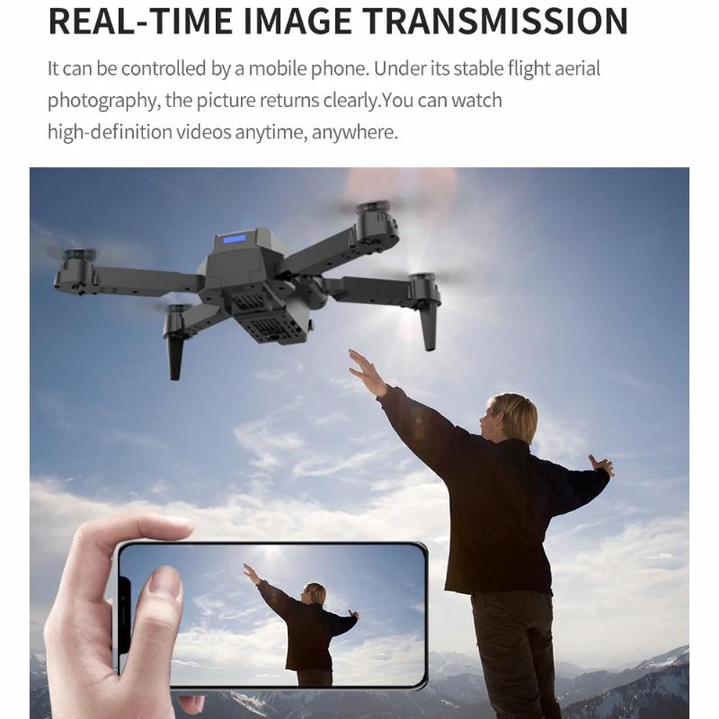 Neue WIFI FPV Drohne Weitwinkel HD 4K 1080P Kamera Höhenhaltung RC Faltbarer Quadcopter