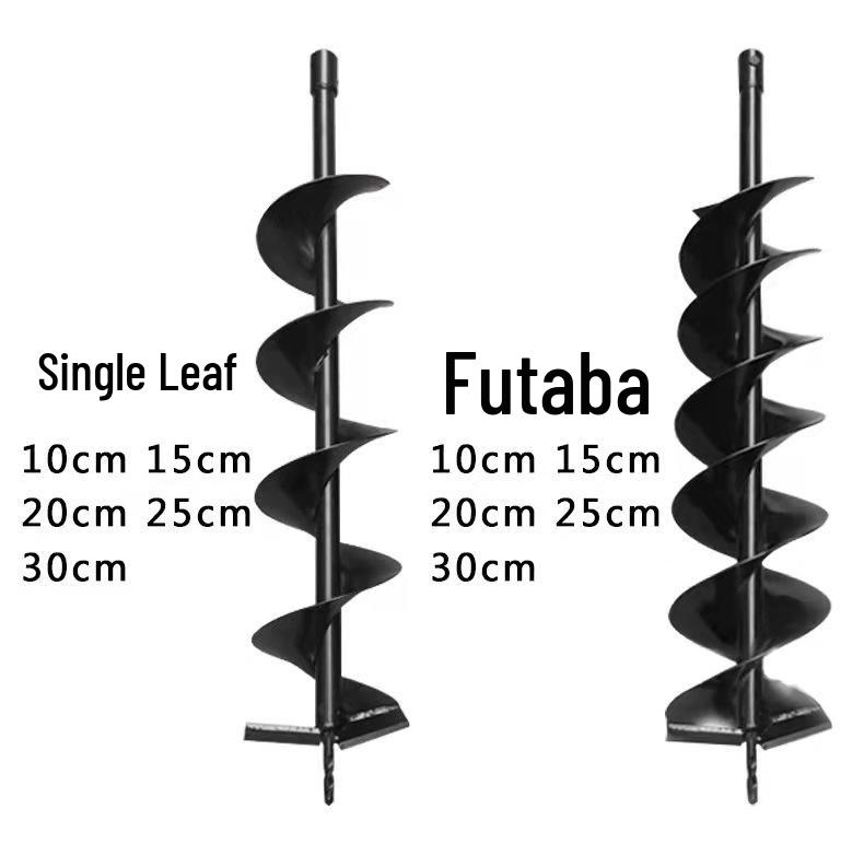 Gasoline-Powered Spiral Earth Auger Drill Bit for Planting and Digging