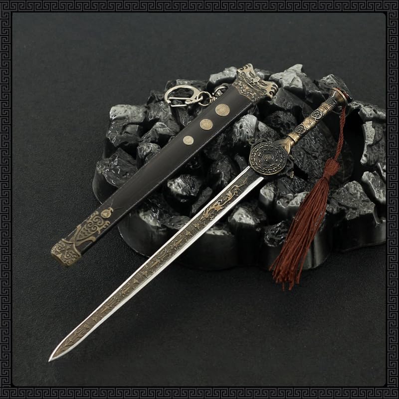 [Nekokamiyama] Romance of the Three Kingdoms: Zhao Yun Zilong's Blue and Red Sword, 22cm Miniature Model Figure, Collectible Decor