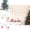 Delightful 2 Meter Christmas Bell String Decorative Plastic Bells For Festive Celebrations