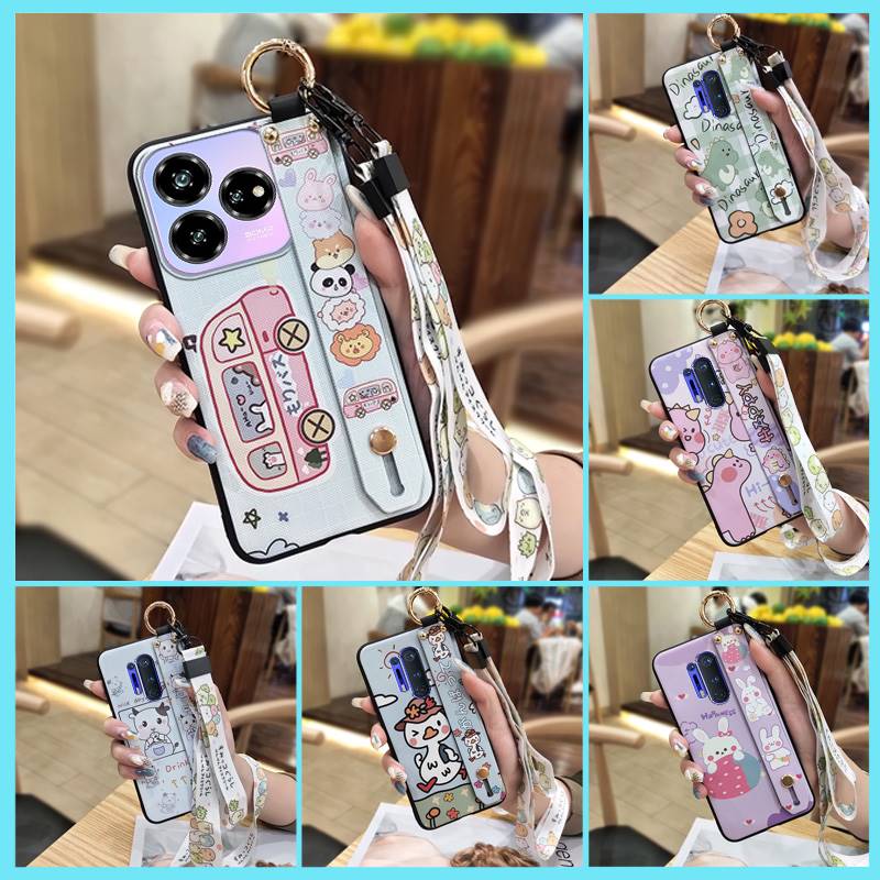 Cute Anti-dust Phone Case For ZTE Blade V60 Design/Axon 60 Lite Soft case Fashion Design Protective Waterproof Lanyard